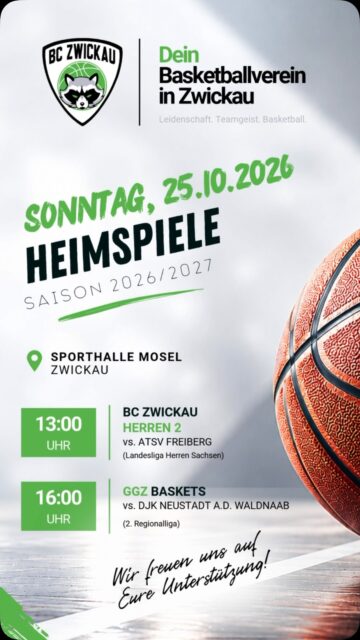 Kommt in der Sporthalle Mosel vorbei und unterstützt die Herrenmannschaften. Wir sehen uns Sonntag!