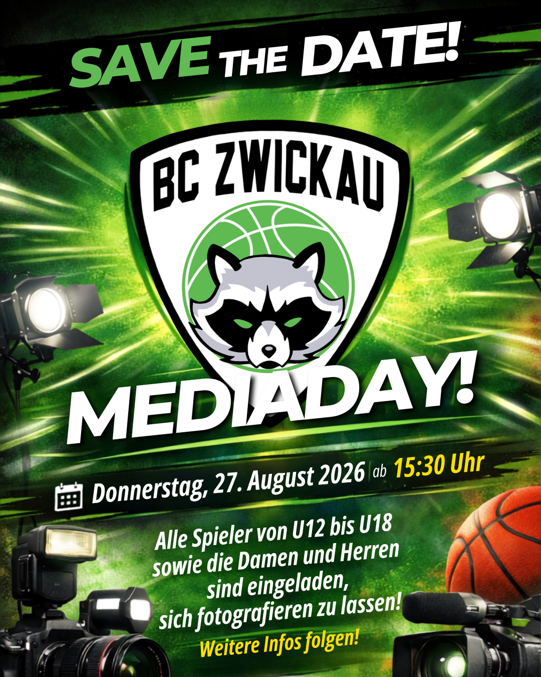 Mediaday am Donnerstag, 27.08.2026