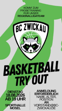 Basketball TRYOUT am 18.08.2026